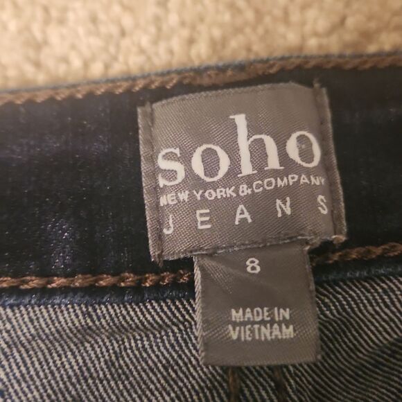 New York & Company Soho Jeans Denim Bermuda Shorts Size 8 - Picture 4 of 6